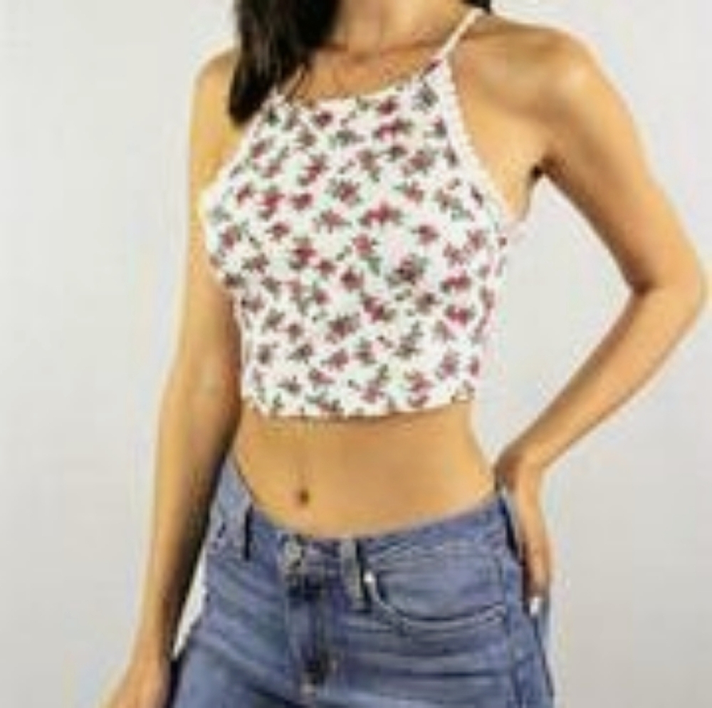 🌷Flower top by wet seal🌷